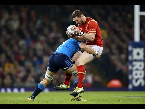 Perfect tackle by Minto on North | RBS 6 Nations