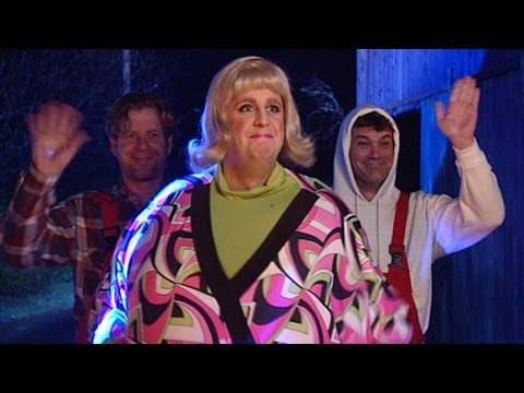 Tine Wittler im Stall - Wolfgang und Anneliese