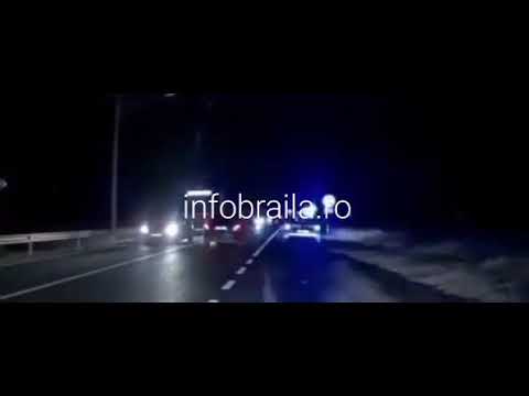 Accident spectaculos - Baraj al Politiei strapuns
