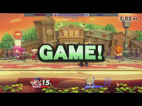 Bham Brawl 20 - Smash 4 Singles - ChillyChilli (Mario) vs merf (Cloud)