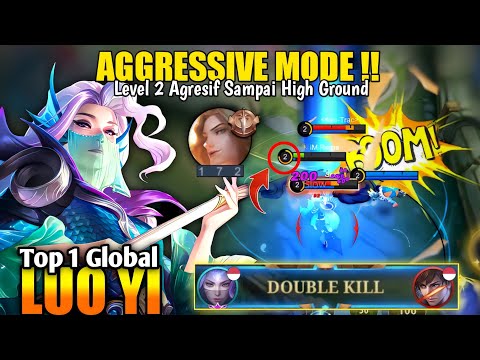 Luo Yi Aggressive Mode !! Rusuh Di Early - Menit 12 End Game | Luo Yi Top 1 Global 2022