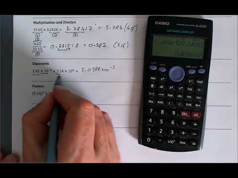 Using a scientific calculator