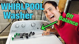 Off Balance Whirlpool Washer | Trifecta | Suspension Rods | Basket Hub | Basket Bushing | WTW5000DW1