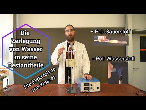 Zerlegung von Wasser - Die Elektrolyse von Wasser