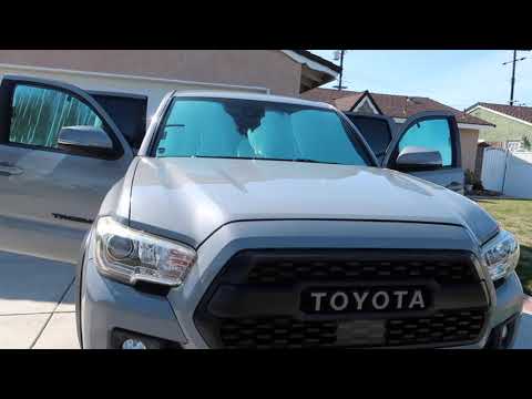 WeatherTech window shades for Toyota Tacoma  - (Spoiler!) DON'T BUY!