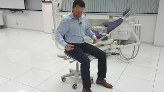 Adec 500 Dental Stool - how to position yourself correctly