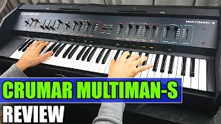 Video thumbnail for Crumar Multiman-S / Orchestrator - Synth Review & Demo | Analog String Synthesizer by synth4ever