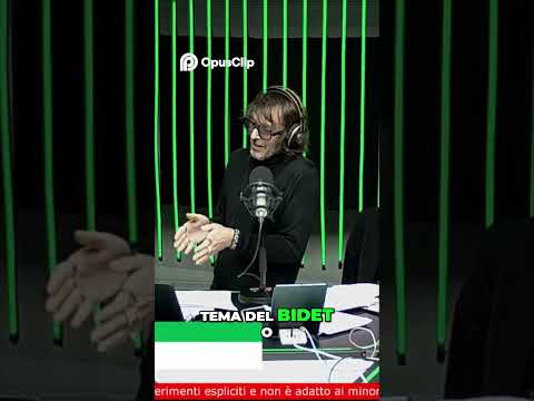 Il Grande Dilemma del Bidet  Gli Italiani e la Verità #cruciani #consapevolezzasociale