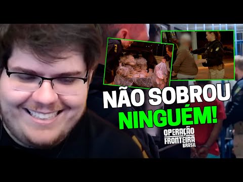 CASIMIRO REAGE: OPERAÇÃO FRONTEIRA #15 - PRESOS EM FAMÍLIA (É MUITO PEIXE) | Cortes do Casimito