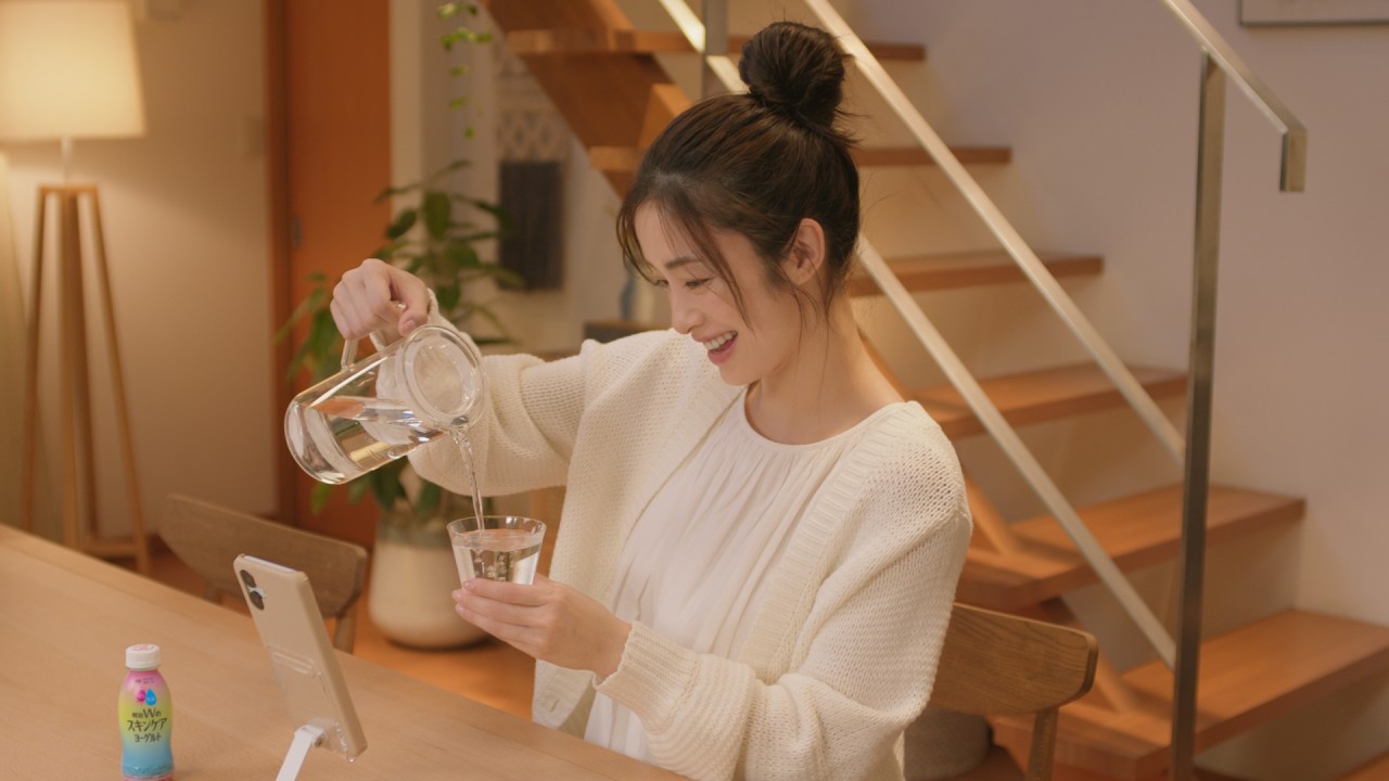 明治Wのスキンケアヨーグルト　風呂上がり女子篇 30秒