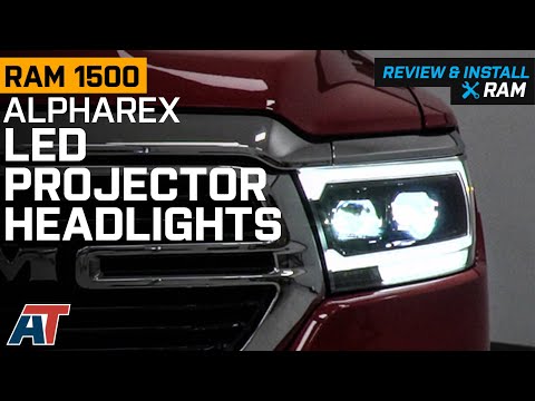 2019-2023 RAM 1500 AlphaRex LED Projector Headlights Review & Install