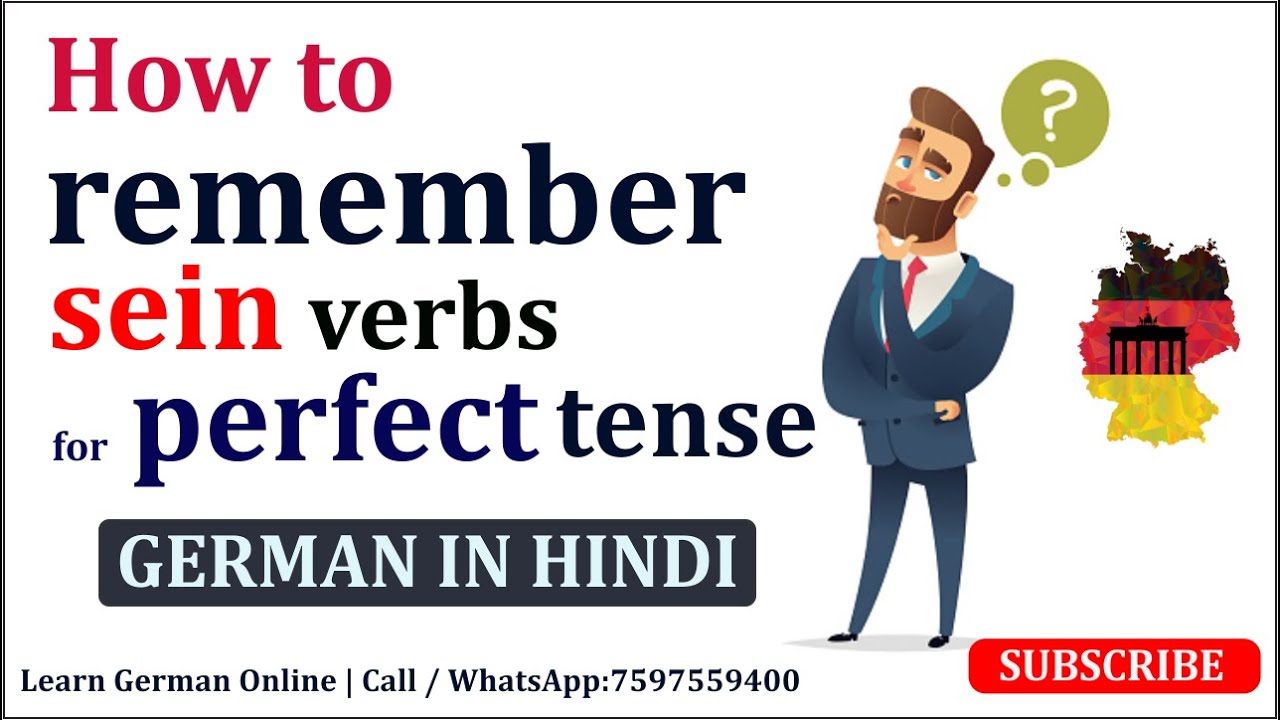 How to remember sein verbs for perfect tense  German for Elementary A2  Learn German