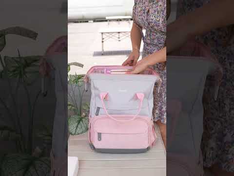 LOVEVOOK Laptop Backpack for Women, 15.6 Inch Work Business Backpacks Purse with USB Port.