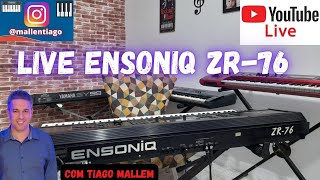 Video thumbnail for LIVE ENSONIQ ZR-76  - COM TIAGO MALLEN - LINK NA DESCRIÇÃO! (ESTE TECLADO PODE SER SEU)  #livestream by Tiago Mallen