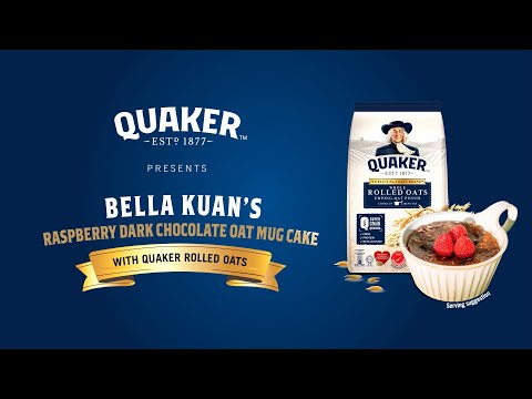 Quaker Raspberry Dark Chocolate Oat Mug Cake