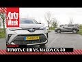 Mazda CX-30 vs. Toyota C-HR - AutoWeek dubbeltest - English subtitles