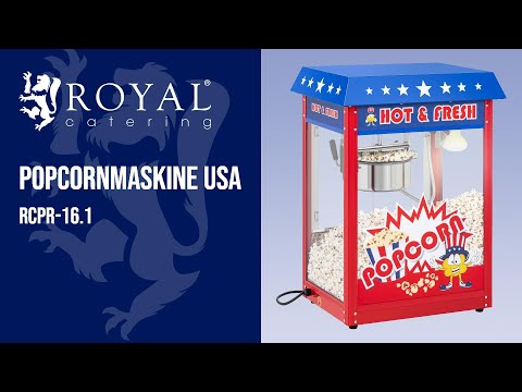 Produktvideo - Popcornmaskine USA