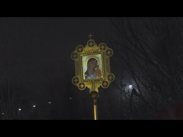 Православные верующие отмечают Крещение Господне