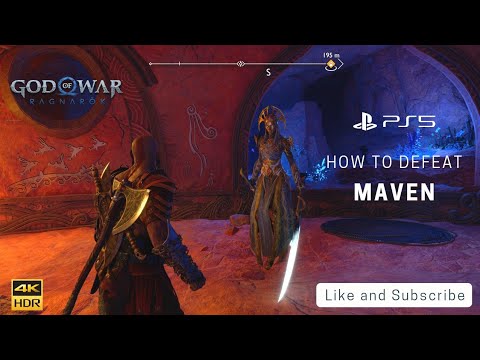 GOD OF WAR RAGNAROK - MAVEN Boss fight(Perfect Parry is the Key) | 4K HDR Gameplay