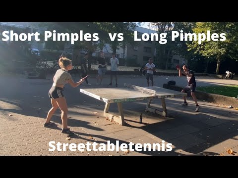 TT-Defender Markus Grothe vs PingPongLover Katharina Michajlova - Streettabletennis Cologne 🏓