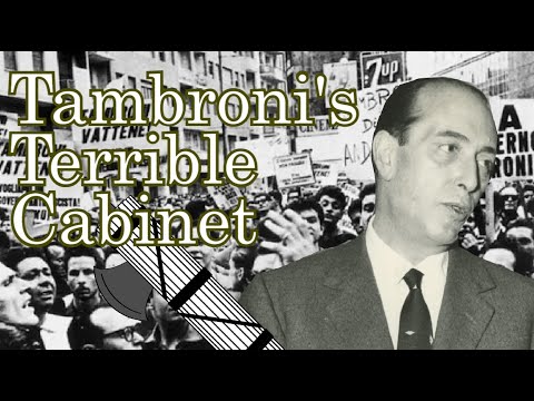 When Italy ALMOST turned fascist again - Tambroni's Terrible Cabinet - Mastichiamo