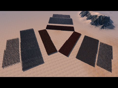 SPARTANS VS PERSIANS + ROMANS + WILD MAN + ARCHERS - UEBS - Ultimate Epic Battle Simulator