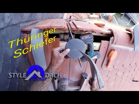 Thüringer Schiefer in Bamberg - Giebel verschiefert - Schieferdecker aus Sachsen in Bayern