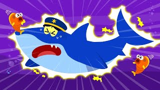 Shark Police Squad! Let’s go | Sea Animal Song | Nursery Rhymes &amp; Kids Songs