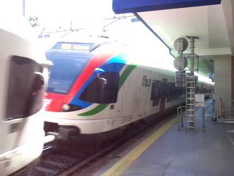 30.07.2019. DOPPIO TRENO ETR 524 TILO TICINO - LOMBARDIA IN NUOVA LIVREA IN PARTENZA DA MONZA (MB).