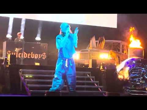 $uicideboy$ live Grey Day Tour 2025, BMO Stadium, Pit View feat Bones & more (Los Angeles, 09/05/25)