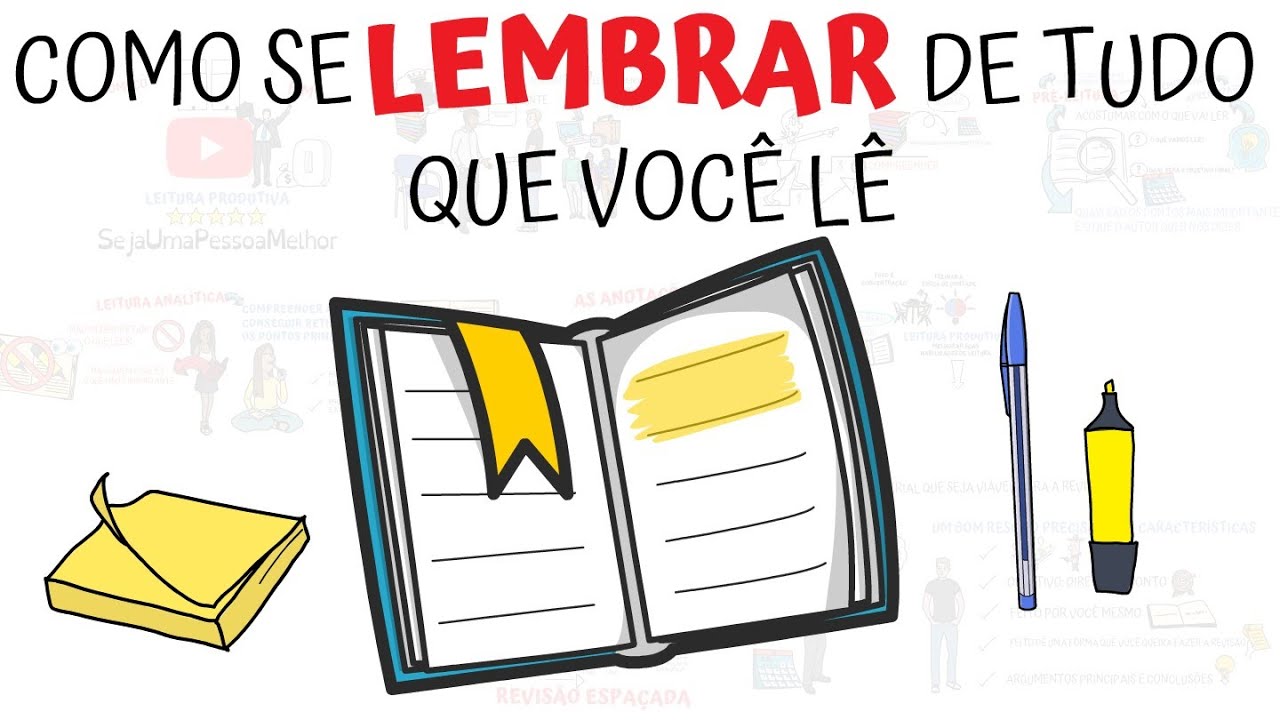 Como se Lembrar de TUDO que você lê | SejaUmaPessoaMelhor