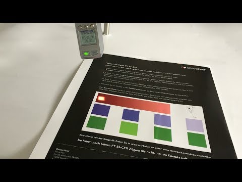 FT 55-CM - démonstration de graphique de test