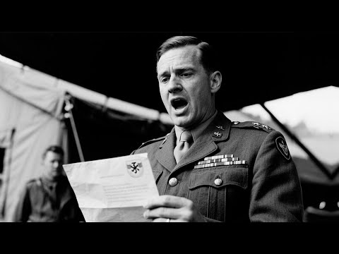 Ein amerikanischer Lagerkommandant erhielt einen Brief vom Vater eines deutschen Kriegsgefangenen.