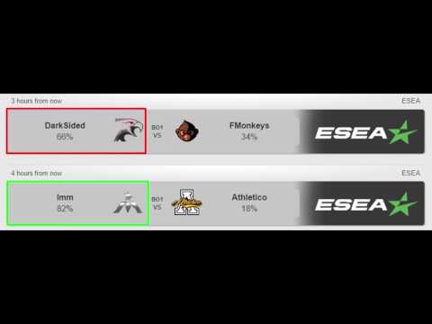 CSGO Lounge Betting Predictions - DarkSided Vs FMonkeys, Imm Vs Athletico