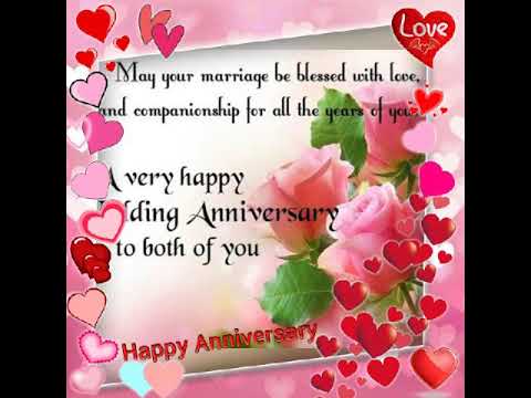 Wedding Anniversary Wishes Bhagya & Mohan