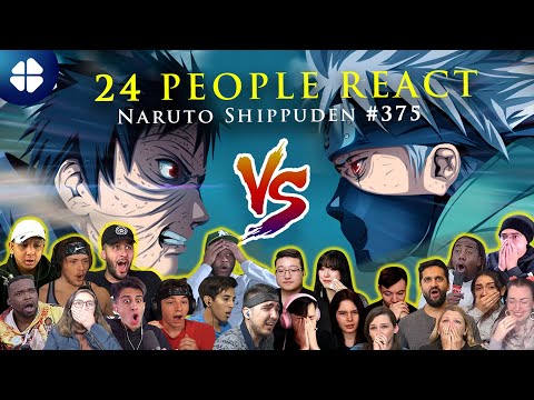 Kakashi Vs. Obito [MEGA REACTION MASHUP] 🇯🇵 Naruto Shippuden 375 🔥👊