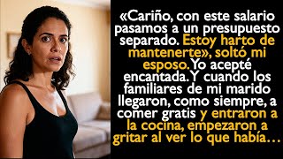 «Cariño, con este salario pasamos a un presupuesto separado. Estoy harto de mantenerte»