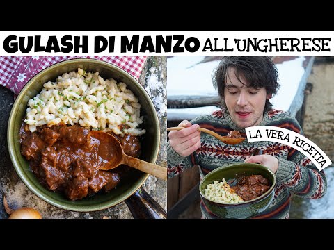 HUNGARIAN GULASH: The most delicious and tender stew ever, original recipe | Davide Zambelli