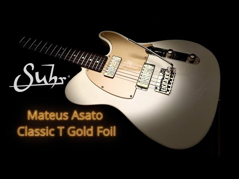 Oh boy am I smitten!  The Suhr Mateus Asato Classic T Gold Foil
