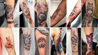 Forearm Tattoos For Women 2021 | best forearm tattoo for ladies 2021 |  Women's Tattoo Sleeve Ideas