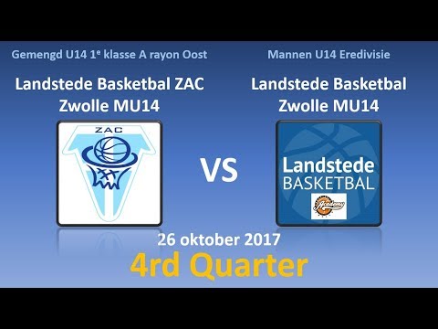 ZAC MU14 - Landstede Basketbal MU14, 26-10-2017, 4e kwart