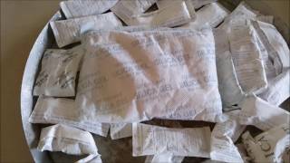 How to recharge and reuse silica gel packets