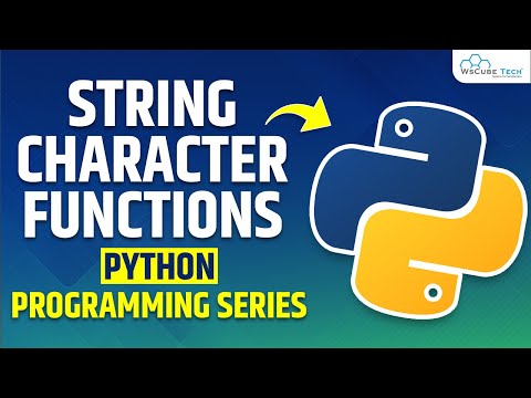 Learn Python String Character for Beginners Python Function Tutorial ...