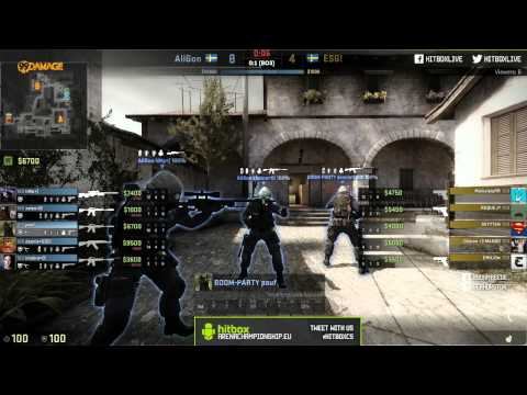 Hitbox CS:GO Arena Showdown - Finale   ESG! vs. AliGon (de_inferno Map 2)