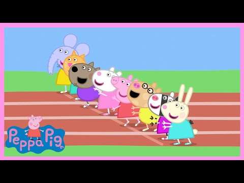 Dan Je Utrke, Tko Pobjeđuje? (Kompilacija) | Peppa Pig Hervatska Cijele Epizode | Crtići Za Djecu