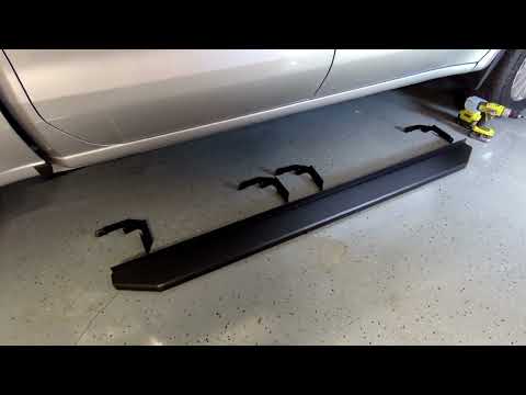 APS iBoard Running Board Silverado Install