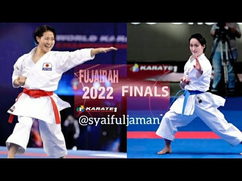FINAL Female Kata - Hikaru Ono vs Kiyou Shimizu - Karate1 FUJAIRAH 2022