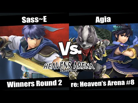re: Heaven's Arena #8 Winners Round 2 - Sass~E (Ike) vs Agia (Wolf, Dark Pit)