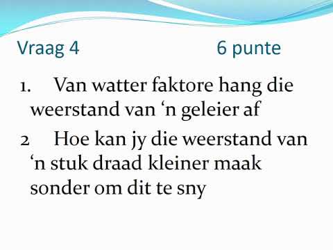 FISIESE WETENSKAP GRAAD 9: 22 Junie 2020 - periode 6 (22096)