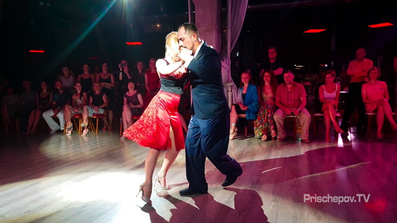 Hernan Che and Ekaterina Koptelova, 4-4, Milonga "Ideal" Planetango 03.08.2018